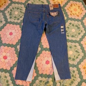 Levi’s 501 taper cropped jeans